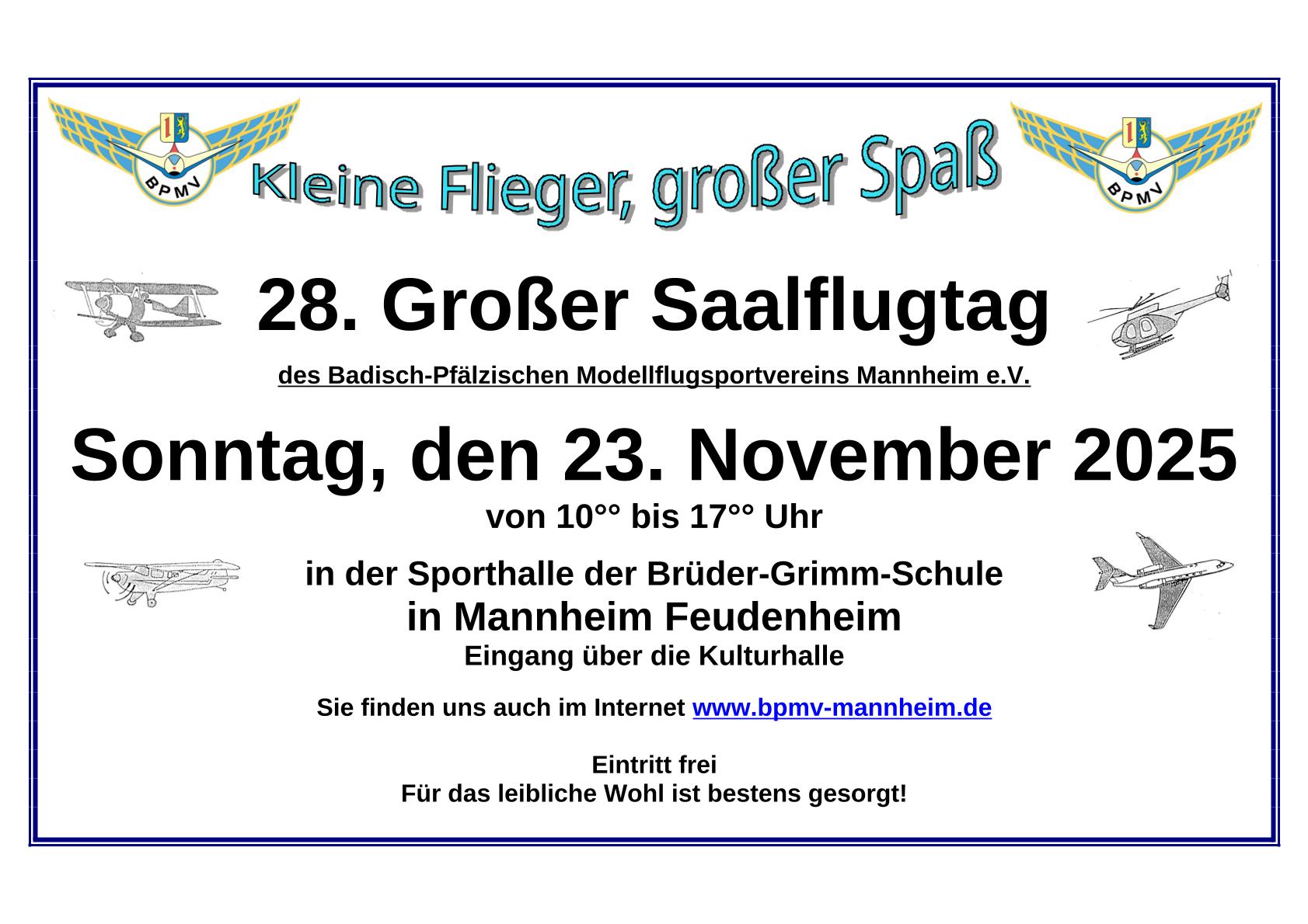 Saalflugtag in Feudenheim